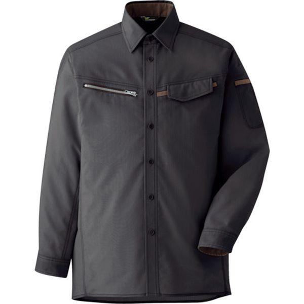 VES2539UEL  ミドリ安全(株) ミドリ安全 ベルデクセル 男女ペア 交織ストレッチシャツ VES2539上 L VES2539UE-L WO店の通販は 9,330円