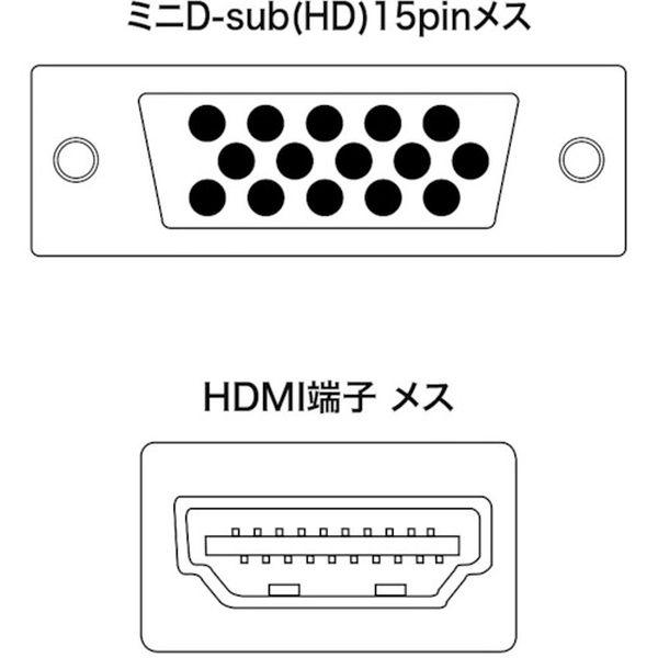 VGACVHD2 サンワサプライ(株) SANWA 変換コンバーター(VGA信号HDMIタイプ) VGACVHD2-TN WO店_1