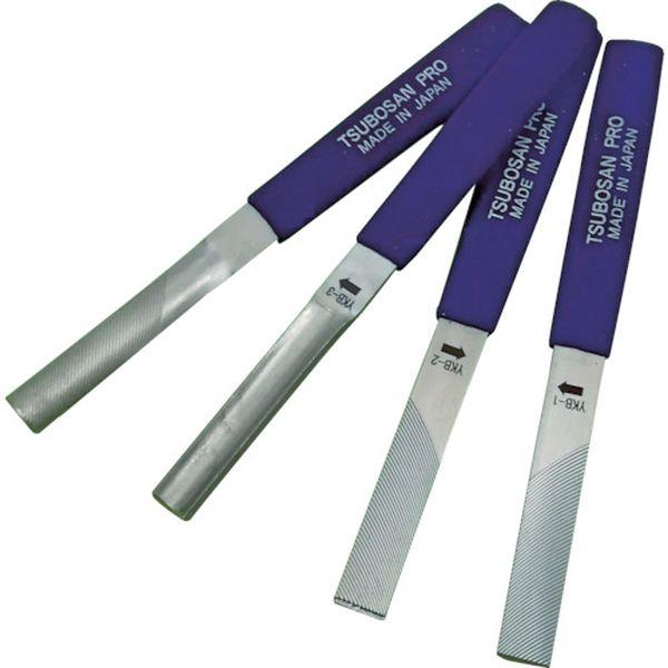 YKBST  ツボサン(株) ツボサン 横に削るヤスリ 4種セット YKB-ST WO店の通販は