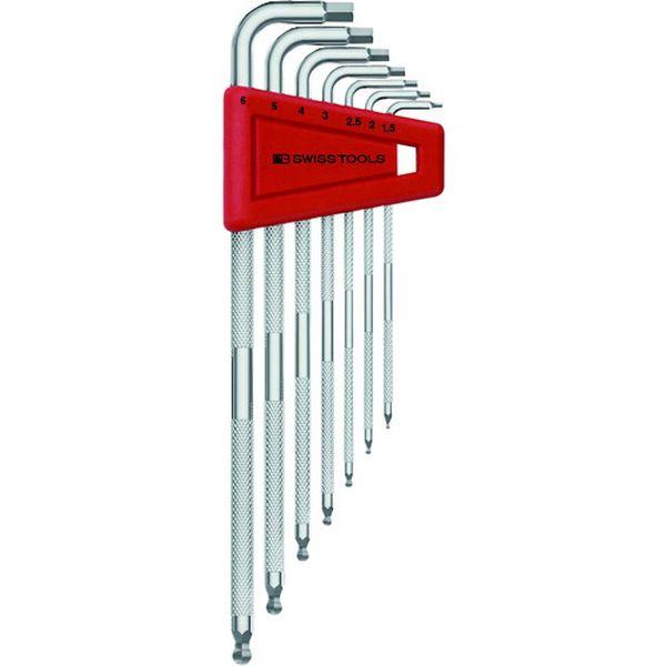 3212LH6  PBスイスツールズ社 PBスイスツールズ ローレット入六角レンチセット パックなし 3212LH-6 WO店の通販は