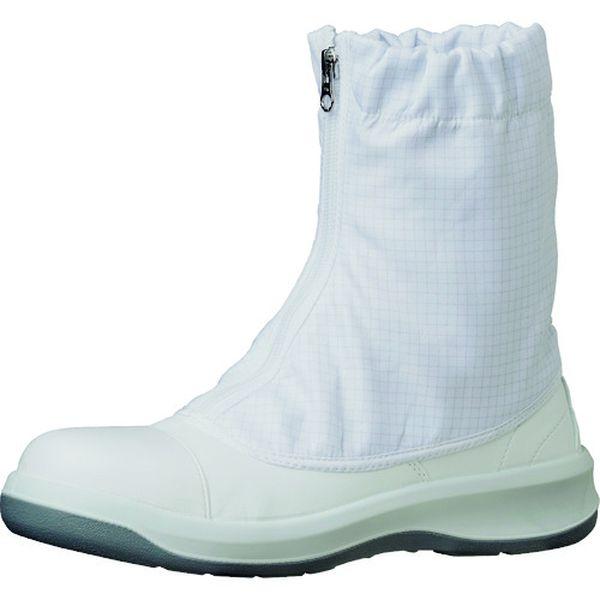 GCR1200FCAPHH24.0 トウガード付 静電安全靴 GCR1200 フルCAP ハーフ ホワイト 24.0cm GCR1200FCAPHH24-0-TN WO店