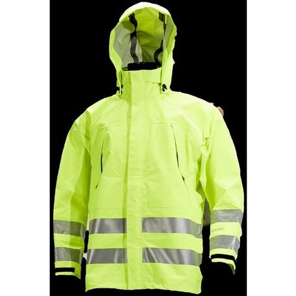 GXHWMY トラスコ中山(株) TRUSCO ゴアテックス高視認制電レインウェア(上着のみ) イエロー M GXHWMY-TN WO店_3