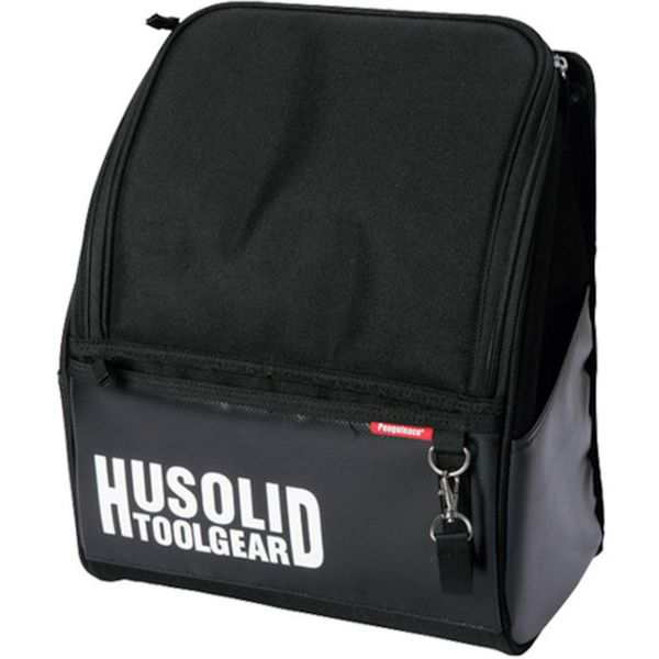 HT008  ペンギンエースジャパン(株) ペンギンエース HUSOLID TOOLGEAR 腰袋蓋付 工具バッグ LL HT-008 WO店