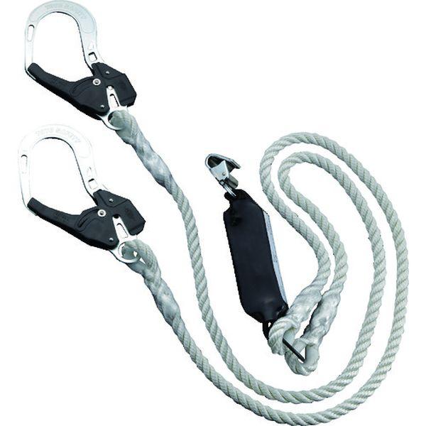 NO.FGHD88W  (株)トーヨーセフティー トーヨーセフティ フルハーネス型取替用ロープ式Wランヤード(タイプ1) NO-FGHD-88W WO店の通販は