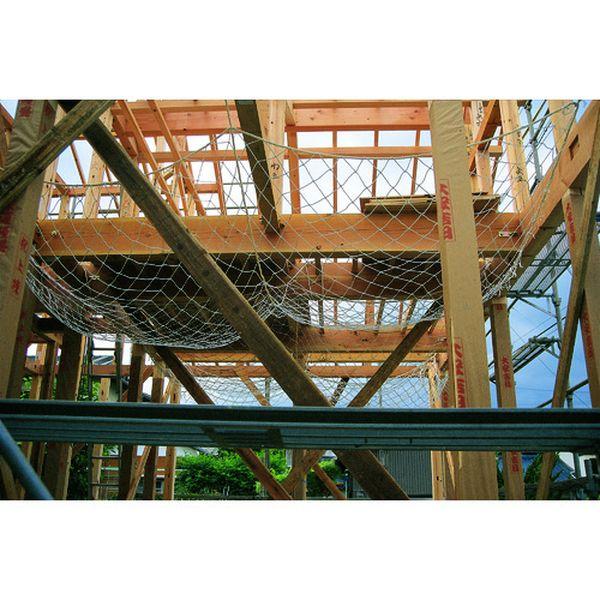 TSNE100100W トラスコ中山(株) TRUSCO 安全ネット白3.2Φ 幅10m×10m 目合100 菱目有結節 TSNE100100W-TN WO店_2