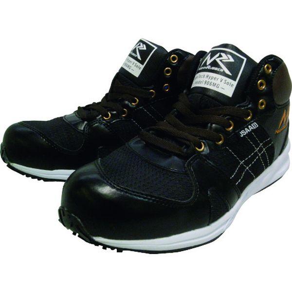 V906MGBK29.0  日進ゴム(株) 日進ゴム プロテクティブスニーカーミドルカット ブラック 29.0cm V906MG-BK-29-0 WO店の通販は 5,185円