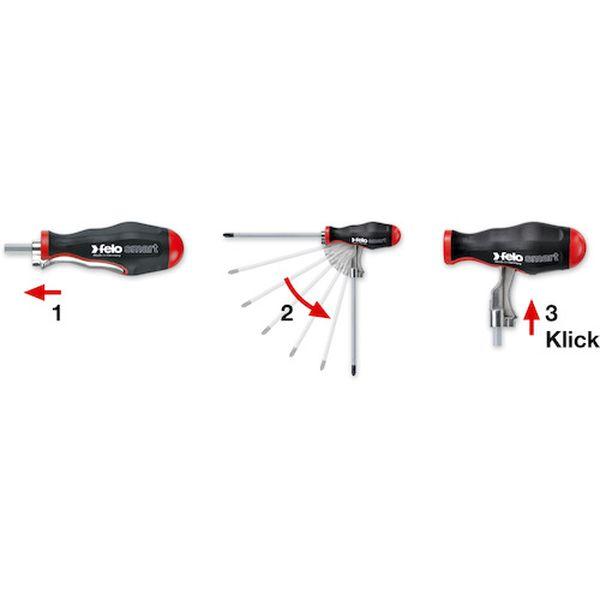 フェロ社 FELO 1/4 ソケットレンチセット T型兼用ドライバーハンドル付き 29点 06081506-TN WO店_4
