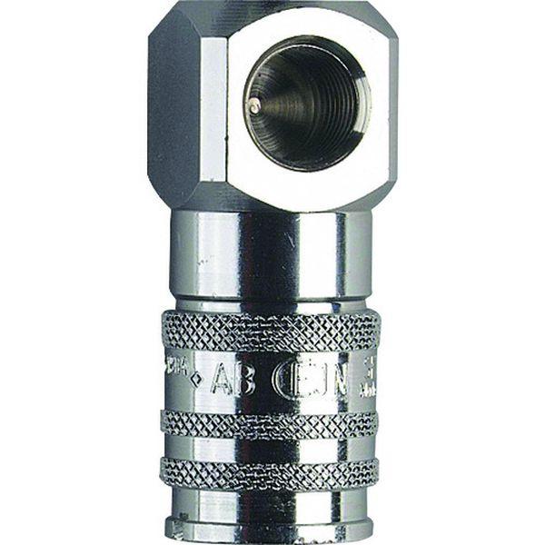 103580232 スナップ・チェック/358 ワンタッチ検圧カップリング バルブ無し G1/4 メネジ 90°アングル 10-358-0232 WO店の通販は 7,047円