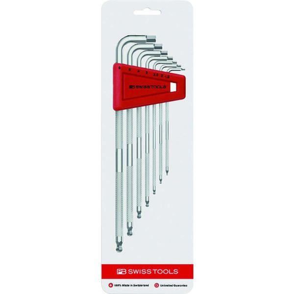 3212LH6CN PBスイスツールズ社 PBスイスツールズ ローレット入六角レンチセット(ブリスターパック入り) 3212LH6CN-TN WO店