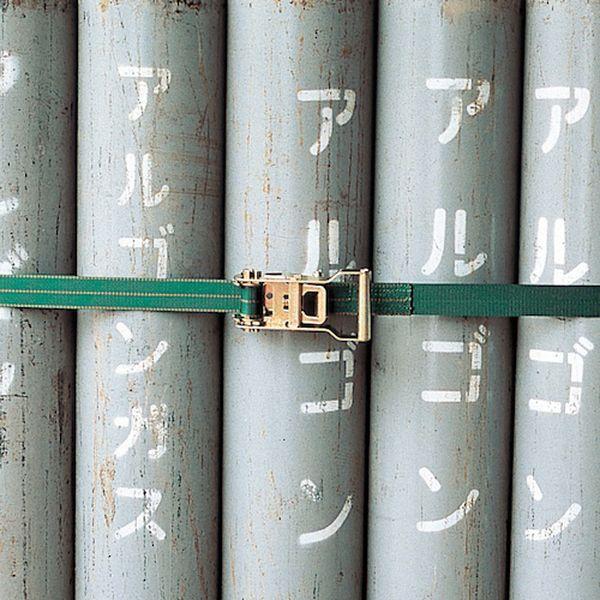 (株)日本緑十字社 緑十字 荷締めベルト(ベルロック) BLC-35 35mm幅×5m 使用荷重250kg 351002-TN WO店_1