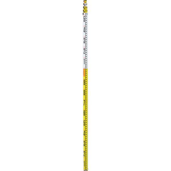 シンワ測定(株) シンワ アルミスタッフ 2 7m5段 表面10mmピッチ 裏面1mmピッチ目盛付 73268-TN WO店
