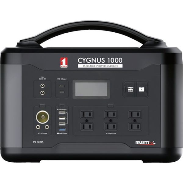 (株)イチネンアクセス MUSTTOOL ポータブル電源 CYGNUS1000 88201 WO店