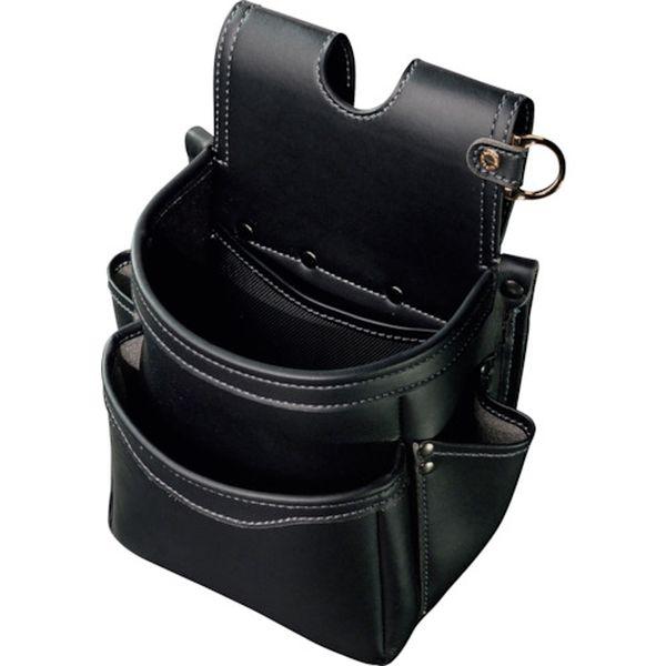 AB22BG  フジ矢(株) フジ矢 腰袋2段(黒金)LIGHT PU LEATHER SERIES AB22BG-TN WO店