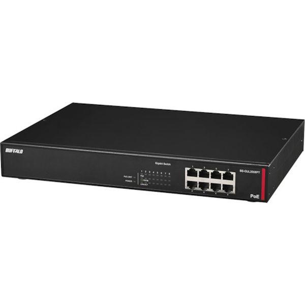 BSGUL2008PT  法人向け Giga対応 Layer2 アンマネージPoEスイッチ 8ポート BSGUL2008PT-TN WO店