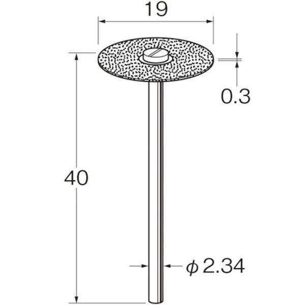 日本精密機械工作(株) リューター メタルボンドダイヤモンドディスク D9721-TN WO店