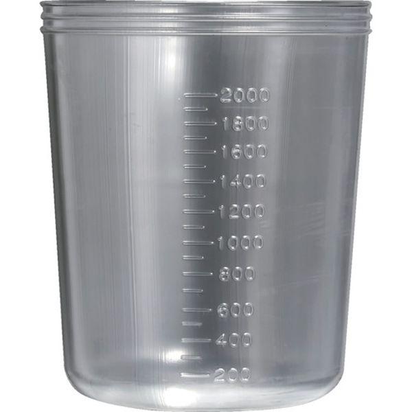 DC2000L  トラスコ中山(株) TRUSCO ディスポカップ PP製 2L 1箱(60個) DC2000L-TN WO店