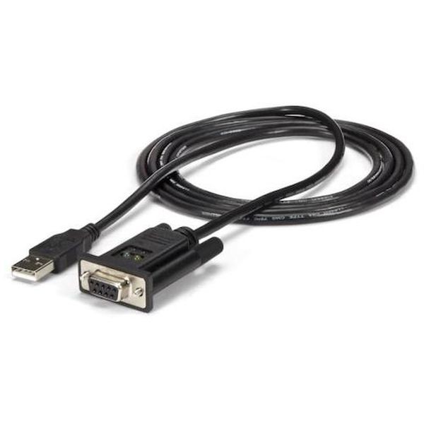 シリアル変換ケーブル/USB-A - RS232Cクロス/1.7m/921.6Kbps/BK ICUSB232FTN WO店