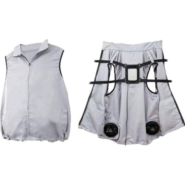 極冷プレート＋強風ファンで圧倒的に冷える「冷蔵服2」モバイルバッテリーセット NRTKCV23SGY WO店の通販は 18,931円