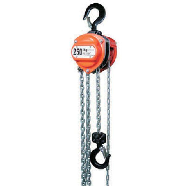 RCB250 (株)スリーエッチ HHH チェーンブロック 定格荷重0.25t 揚程2.5m RCB250-TN WO店