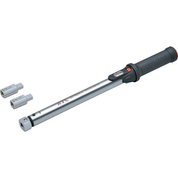 差込角9×12mm ヘッド交換式トルクレンチセット(デジタル式) トルク調整範囲20〜100N・m 全長415mm TGW100103-TN WO店