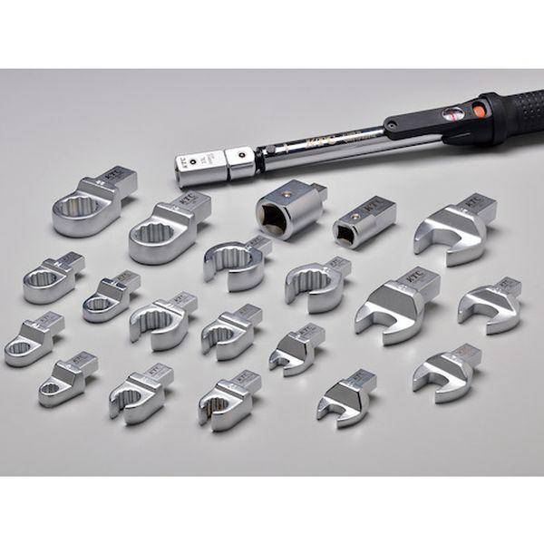 差込角9×12mm ヘッド交換式トルクレンチセット(デジタル式) トルク調整範囲20〜100N・m 全長415mm TGW100103-TN WO店_2