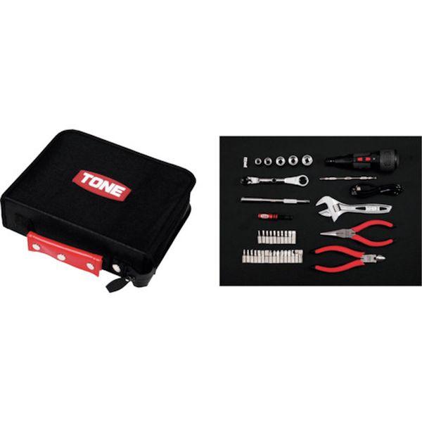 整備用工具セット ツールセット ブラック 間口250×奥行200×高さ70mm 40点セット TSX2170-TN WO店