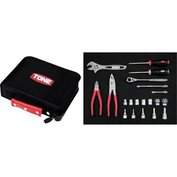 整備用工具セット ツールセット ブラック 間口250×奥行200×高さ70mm 21点セット TSX3172-TN WO店