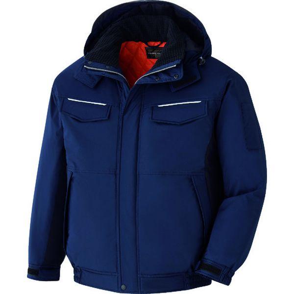 VE1057UEL ミドリ安全(株) ミドリ安全 ベルデクセル 静電防水防寒ブルゾン ネイビー×ブラック L VE1057UEL-TN WO店