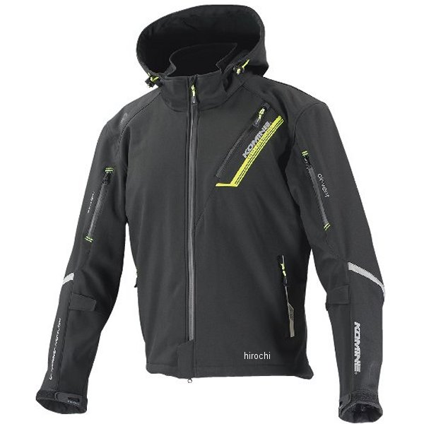 JK-579 コミネ KOMINE 秋冬モデル プロテクト ソフトシェルウインターパーカー IFU 黒 3XLサイズ 4573325709652 WO店の通販は
