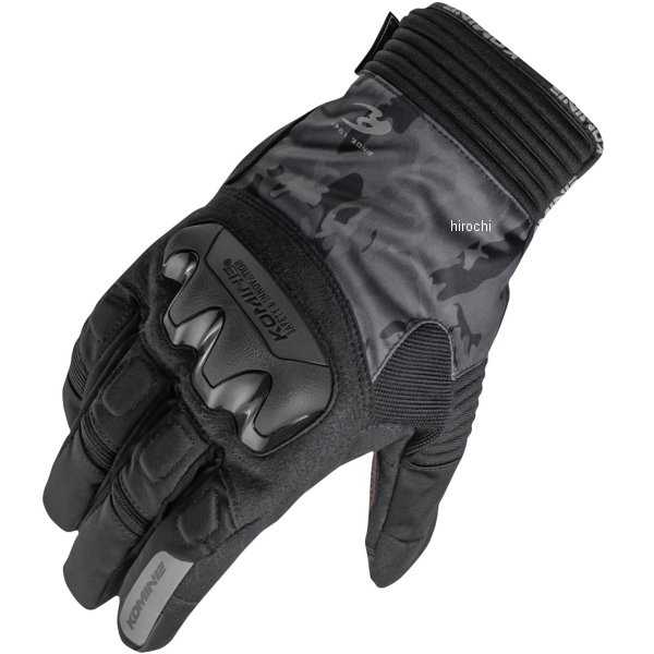 コミネ KOMINE 秋冬モデル プロテクトウインターグローブ ネオ ブラックカモ 2XLサイズ 4573325750791 WO店の通販は 6,030円