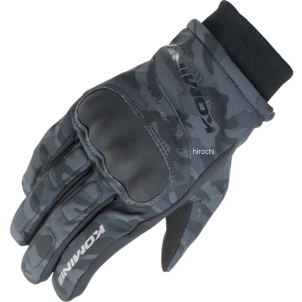 コミネ KOMINE 秋冬モデル WPプロテクトウインターグローブ キトラ ネオ ブラックカモ Mサイズ 4573325752108 WO店 5,261円