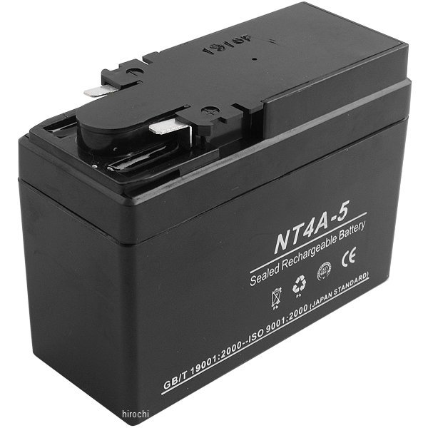 NBS バイクパーツセンター MFバッテリー 12V YTR4A-BS互換 5個入り WO店