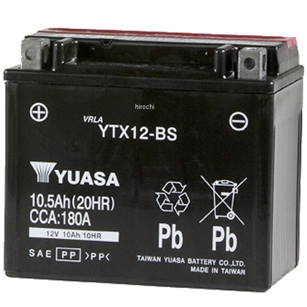 台湾ユアサバッテリー 12V FTX12-BS互換 11-08-10 WO店 9,738円