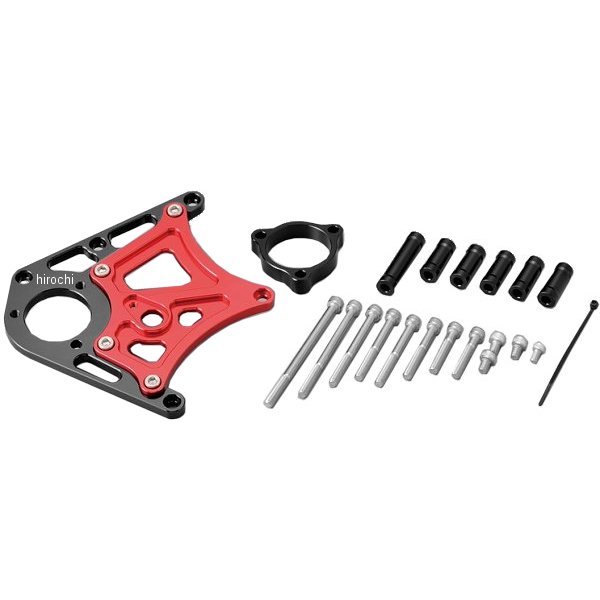 ポッシュ POSH スプロケットカバー 99年-15年 CB400SF、CB400SB アルミ 黒/赤 WO店の通販は 10,178円