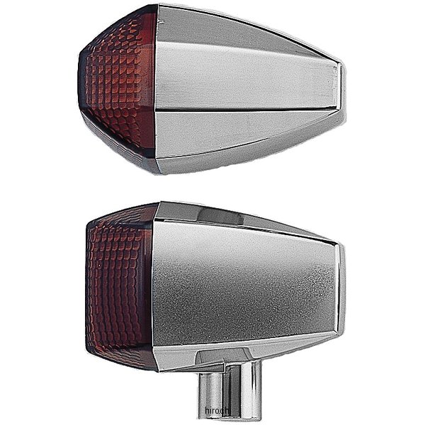 ポッシュ POSH LED ZRウインカーセット スタンダードタイプ 04年-08年 ZRX1200R、ZRX400 クローム/オレンジ 071661 WO店