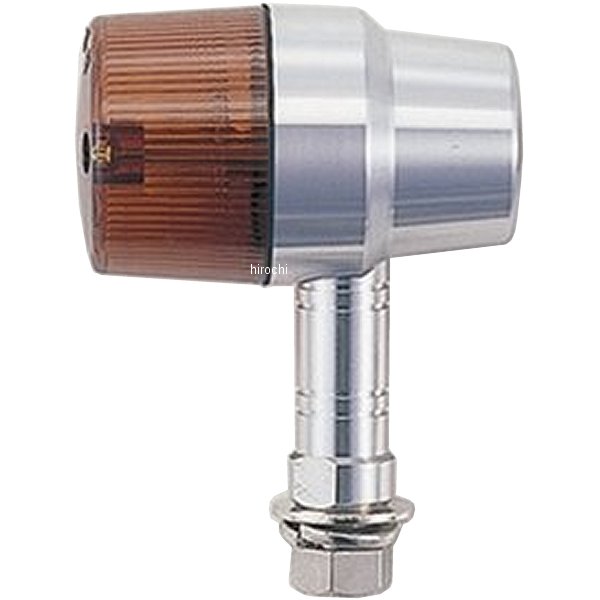 ポッシュ POSH ミドルマシンドウインカー スーパーバイクタイプ ロングステーW球バルブ無し シルバー/オレンジ WO店