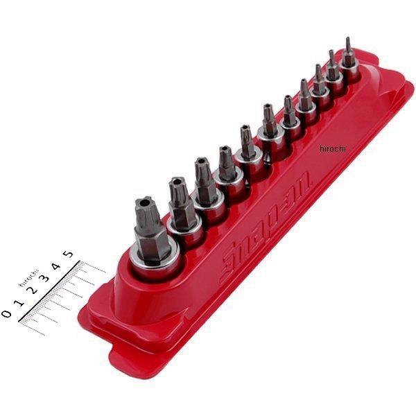 スナップオン Snap-on 1/4インチ/3/8インチ ソケット トルクス テーパー プラス 11点セット 211EFTXRTPY WO店