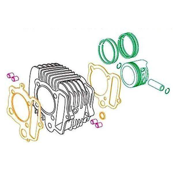 SP武川 Rステージ＋D 106cc リペアパーツ Hシリンダーキット アルミ製 鉄スリーブ モンキー ゴリラ WO店