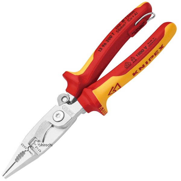 クニペックス KNIPEX 絶縁エレクトロプライヤー 落下防止(BK) WO店の通販は 12,295円