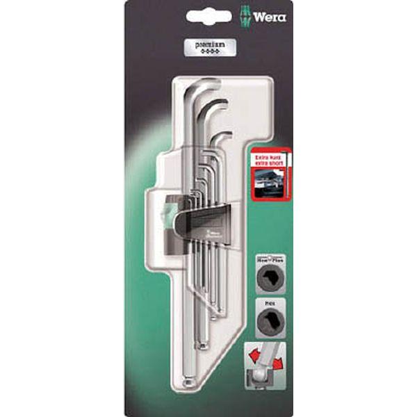 Wera社 Wera 950PKLS/9SMSB ヘックスキーセット(ブリスター) 073594-TN WO店 5,471円