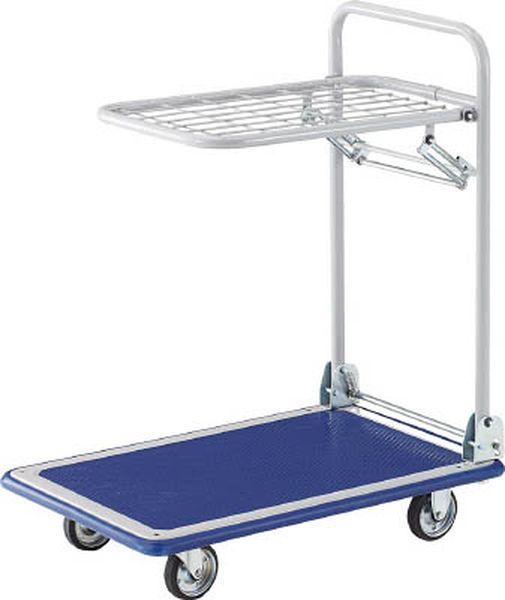 トラスコ中山(株) TRUSCO プレス製台車 ドンキーカート 折りたたみ式簡易2段 740×480 1014N-TN WO店