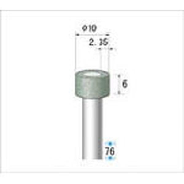 (株)ナカニシ ナカニシ ビトリファイドCBNバー 円筒型 φ10×6×軸φ6 ＃180 14878-TN WO店