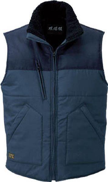 223103L  (株)ジーベック ジーベック 223 現場服 防寒ベスト 3L 紺 223103L-TN WO店