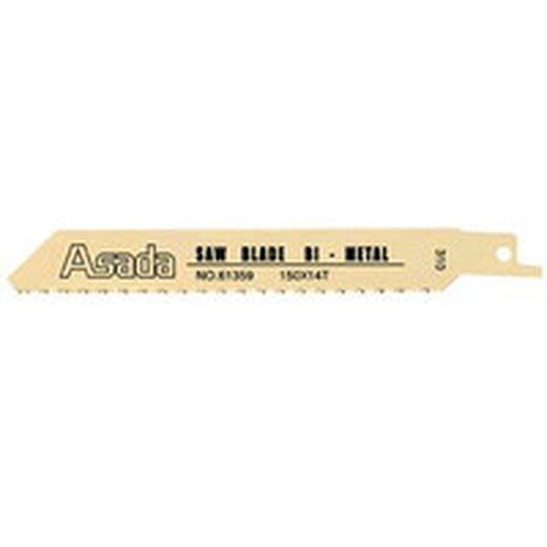 アサダ(株) アサダ セーバーソーのこ刃 バイメタル 250×14山 10本入り 61460-TN WO店