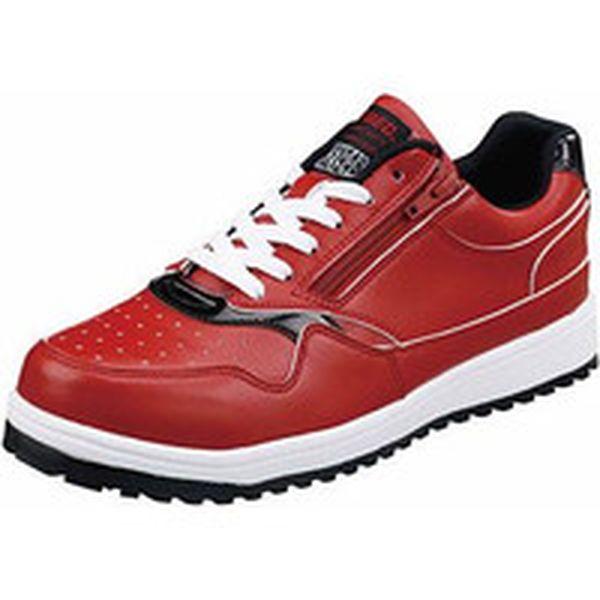 8511871260 (株)ジーベック ジーベック ZIPアップ耐滑セフティシューズ 85118 レッド 26.0CM 8511871260-TN WO店