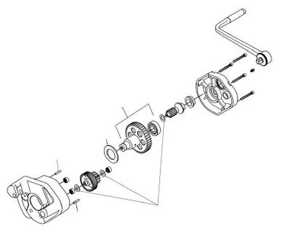 Ridge RIDGID ロールグルーバー用パーツ インターミディエイト ギアー F/915 93787-TN WO店 25,707円
