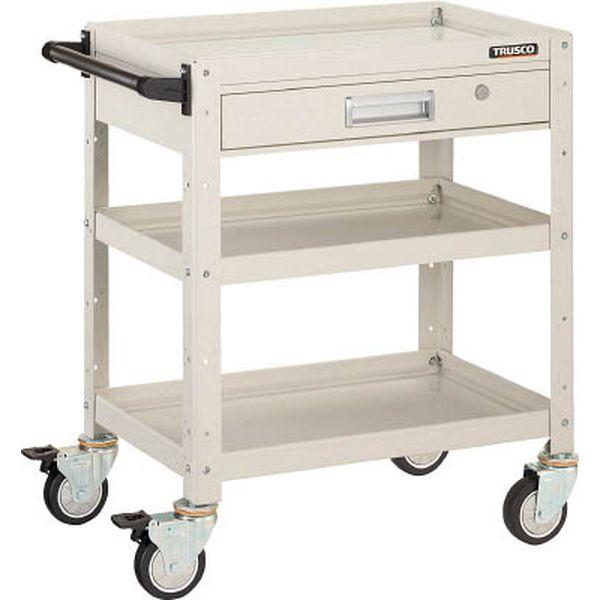 BDW763VUW ツールワゴン バーディワゴン 600×400 引出付 ウレタン車輪 ホワイト BDW763VUW-TN WO店