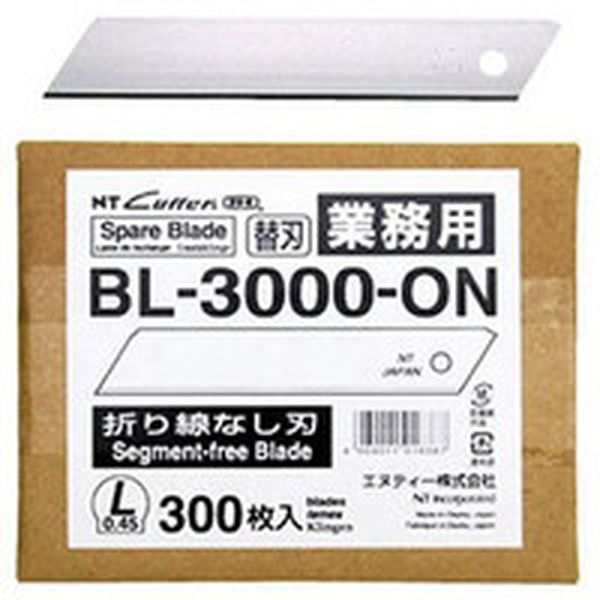 BL3000ON  エヌティー(株) NT カッター替刃L型折線なし刃300枚入 WO店の通販は