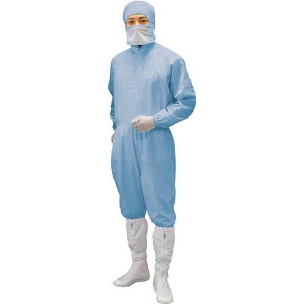BSC11021B3L  (株)ブラストン ブラストン フード付つなぎ服 ブルー 3Lサイズ BSC11021B3L-TN WO店