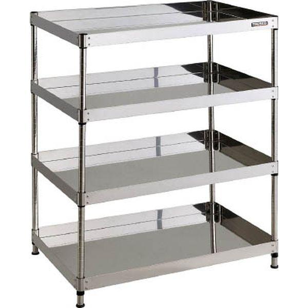 CPE3R1264  ステンレスワゴン 304クリーンフェニックス ラック型 600X400 4段 CPE3R1264-TN WO店